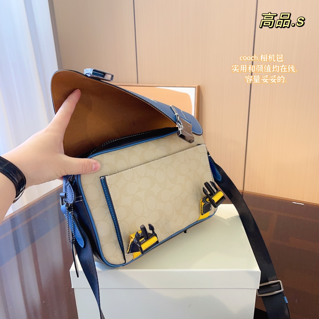 Limited Edition Coach Men’s Leafman’s Track Slippering Card 2022: Stylish Multi-purpose Shoulder Bag - 图片 8