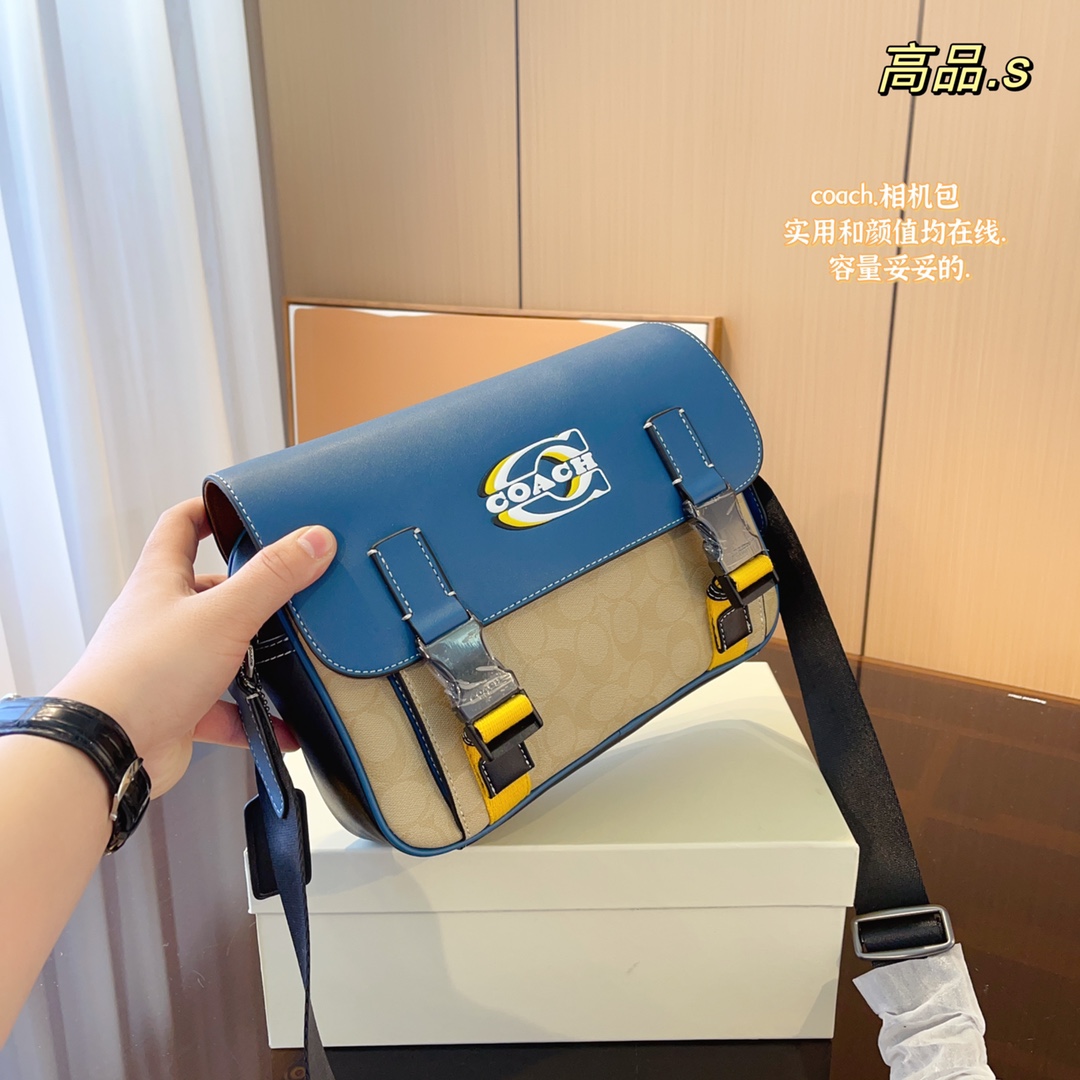 Limited Edition Coach Men’s Leafman’s Track Slippering Card 2022: Stylish Multi-purpose Shoulder Bag - 图片 2