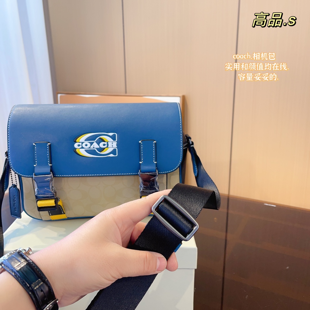Limited Edition Coach Men’s Leafman’s Track Slippering Card 2022: Stylish Multi-purpose Shoulder Bag - 图片 4