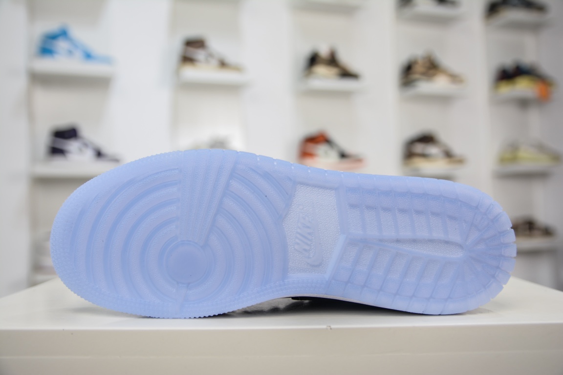 220 原装Air Jordan 1 Mid 漆皮拼接黑中帮系列  DV1308-004