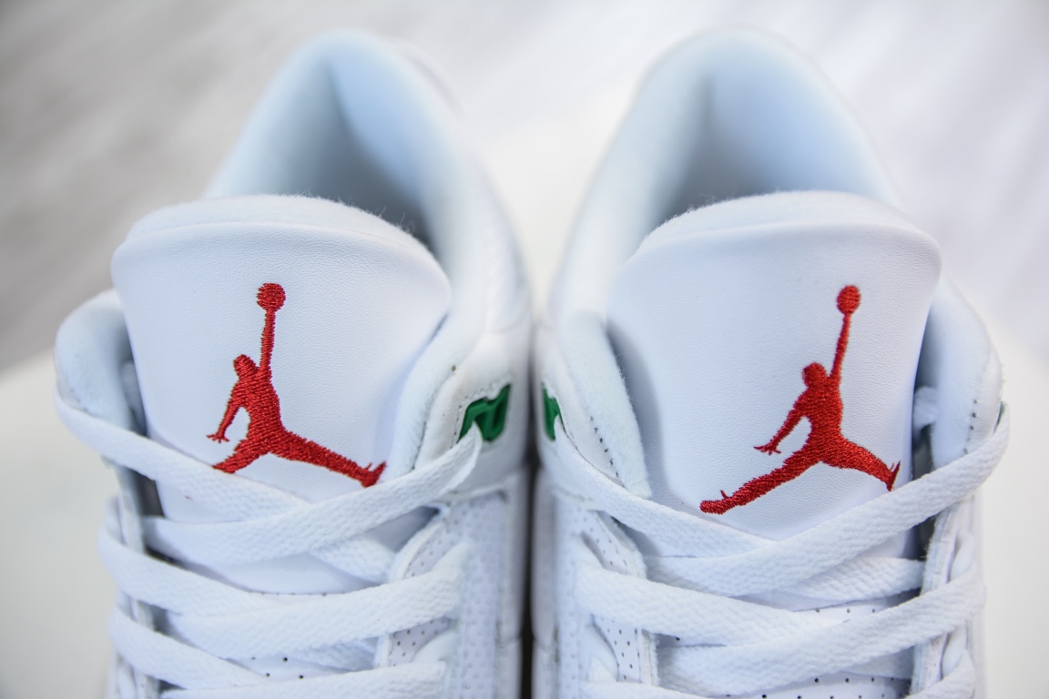 300 原装Air Jordan 3 Retro ”Lucky Green” AJ3 乔3白绿水泥 CK9246-136