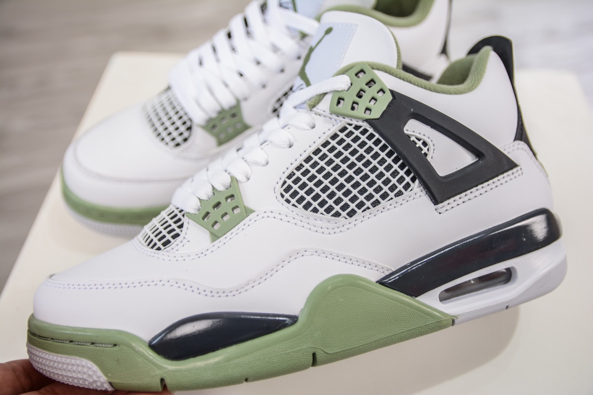 400 Air Jordan 4 ”Oil Green”海盐 鼠尾草 AQ9129-103