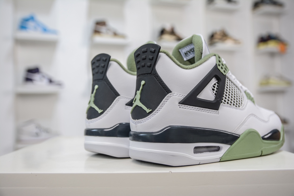400 Air Jordan 4 ”Oil Green”海盐 鼠尾草 AQ9129-103