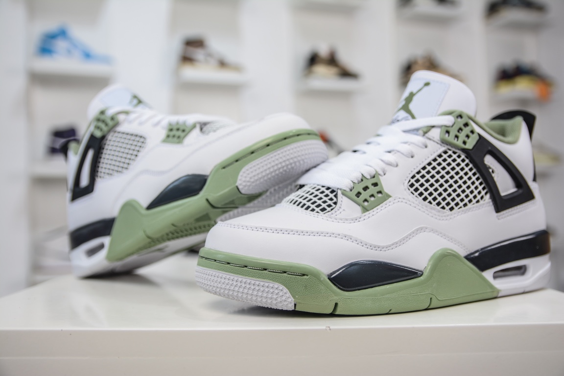 400 Air Jordan 4 ”Oil Green”海盐 鼠尾草 AQ9129-103