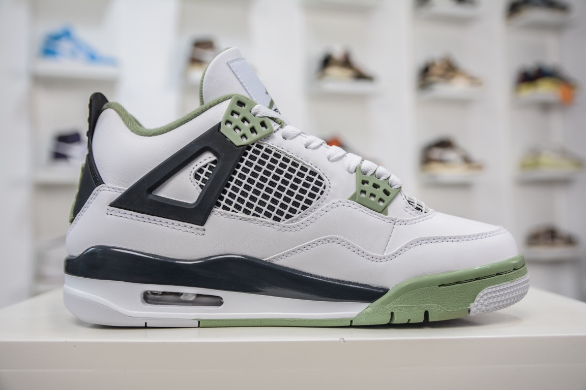 400 Air Jordan 4 ”Oil Green”海盐 鼠尾草 AQ9129-103