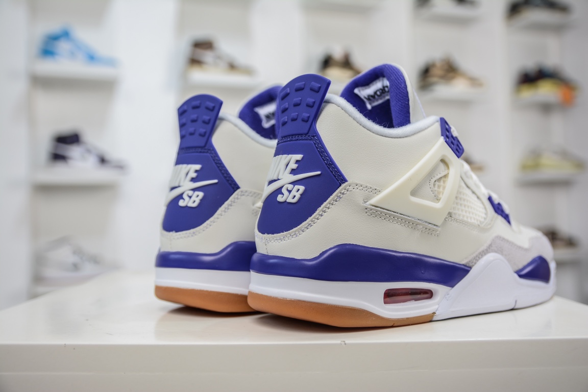 260 NK SB x Jordan Air Jordan 4 ”Sapphire” AJ4 乔4联名蓝宝石 DR5415-104
