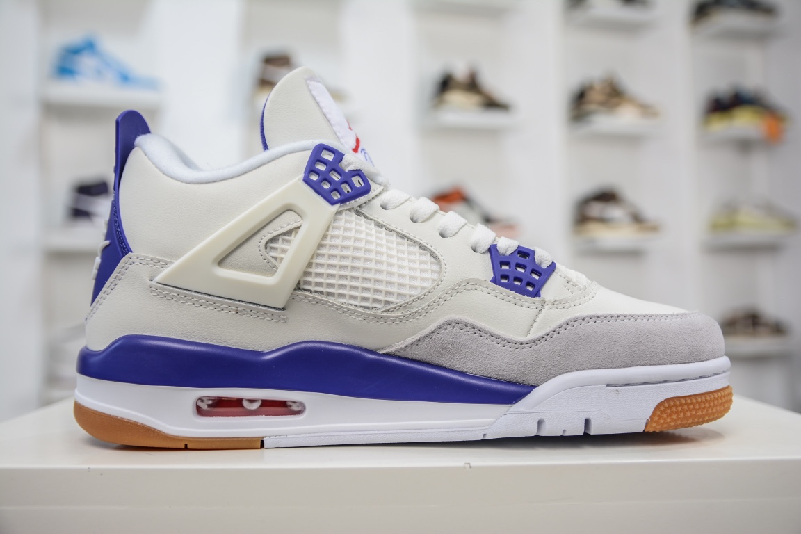 260 NK SB x Jordan Air Jordan 4 ”Sapphire” AJ4 乔4联名蓝宝石 DR5415-104