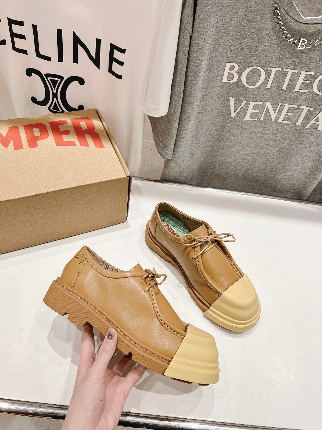 High-End Detachable Camper Shoes with Custom Fabrics and Comfortable Fit