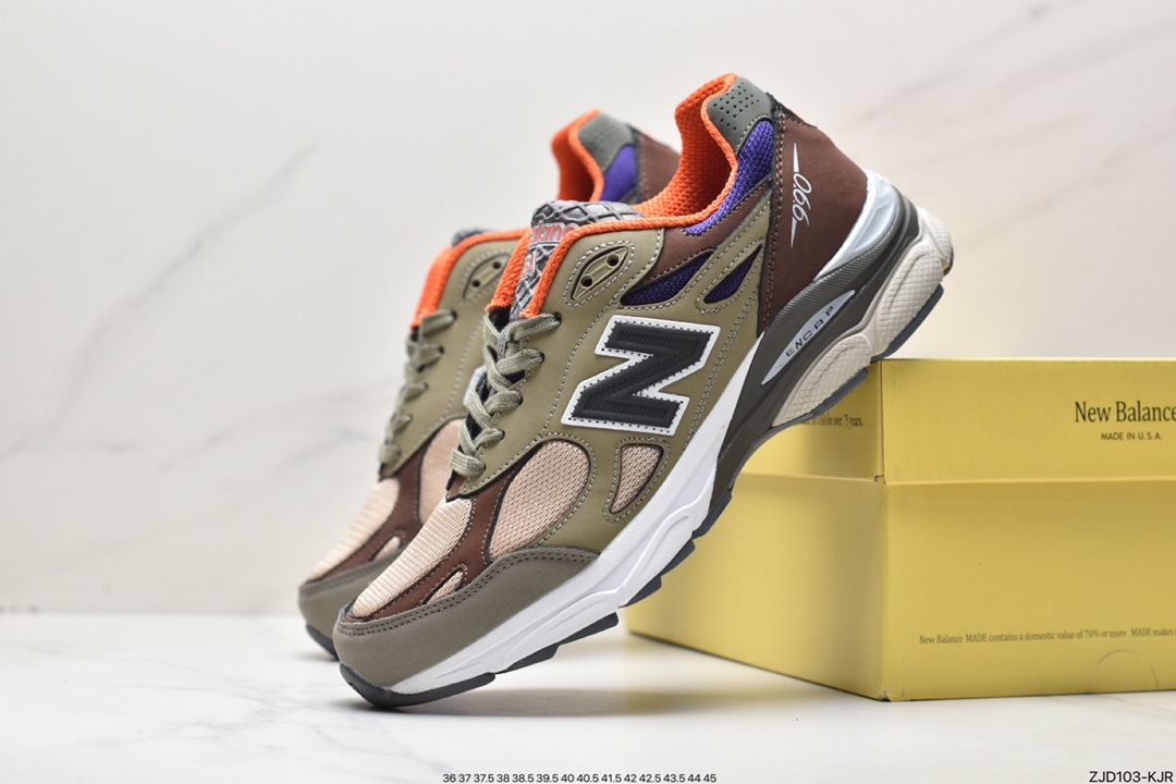 New Balance M990V5 series American-made retro sports running shoes M990BT3