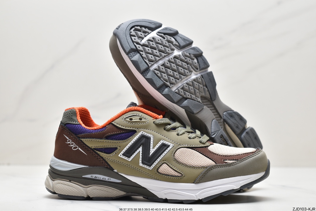 New Balance M990V5 series American-made retro sports running shoes M990BT3