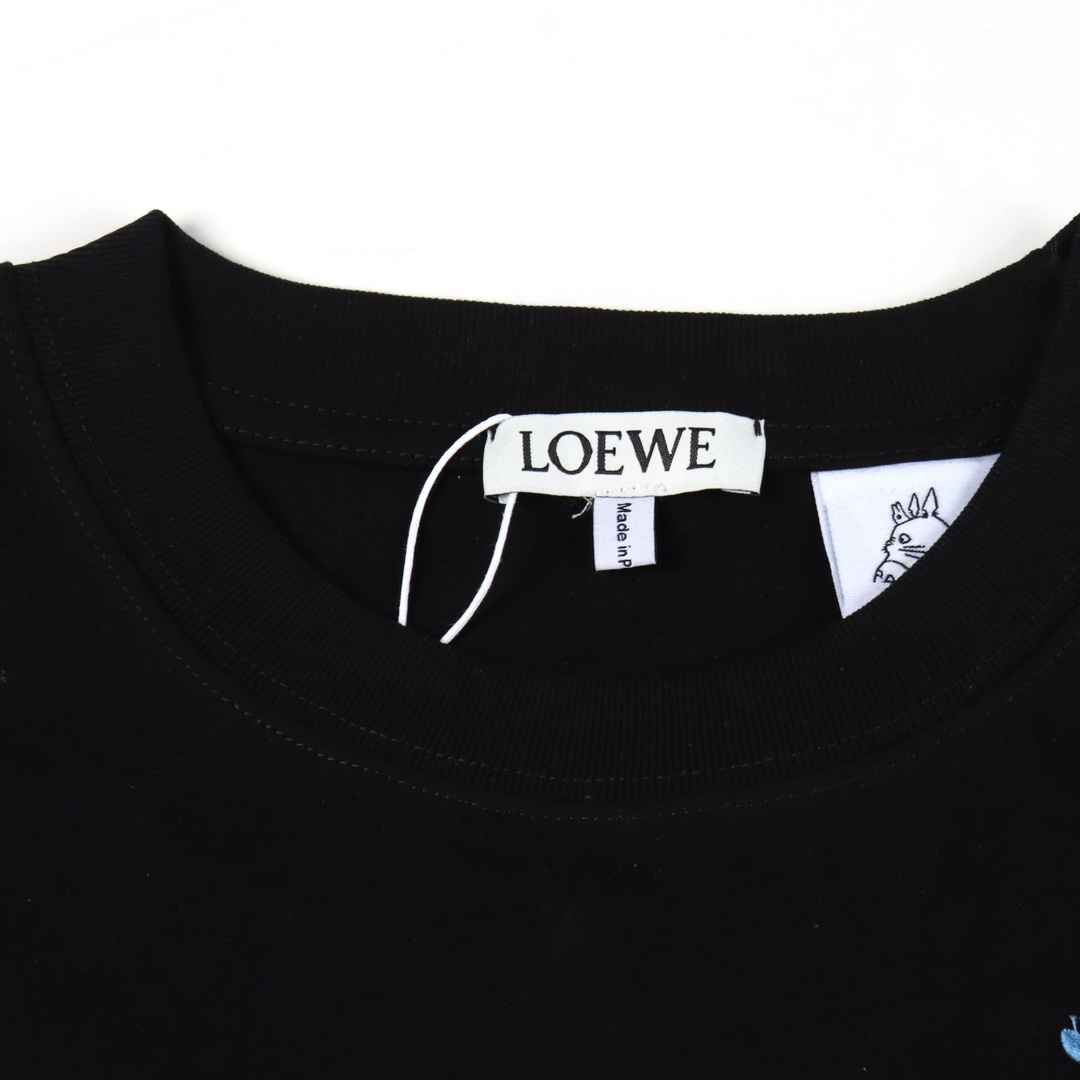 170 Loewe/罗意威 23ss 龙猫限定口袋刺绣短袖