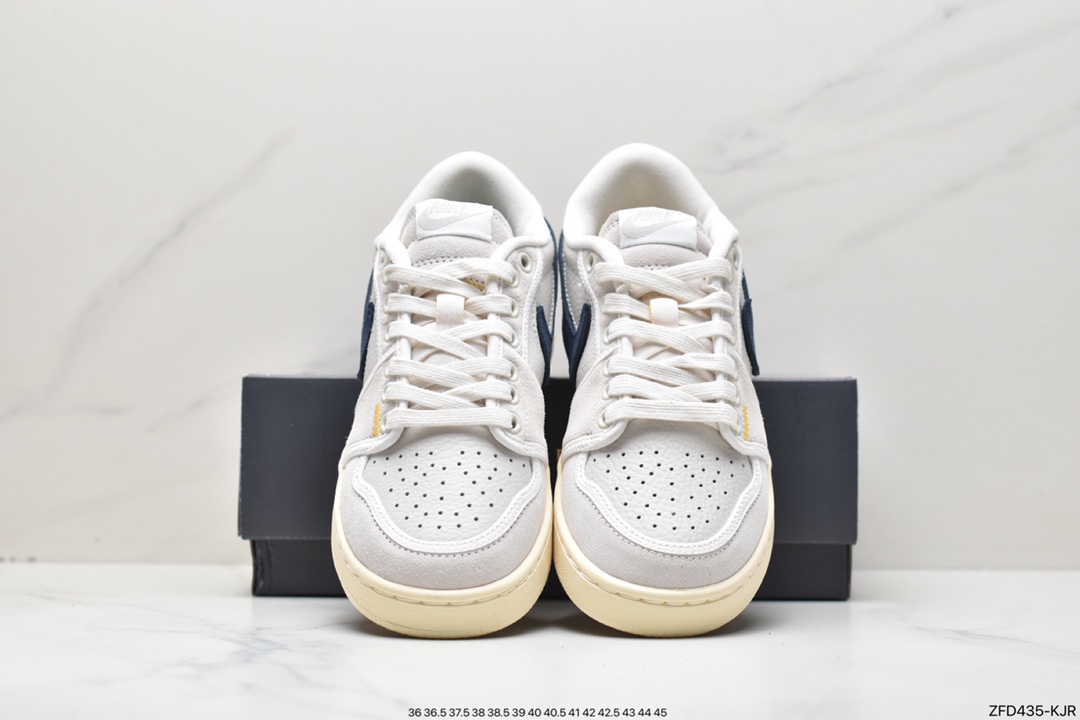 Jordan 1 Retro AJKO Low SP ”White Neutral Grey” AJ1 Jordan 1 low-top basketball shoes ”Joint canvas white light gray Velcro hook” DO8912-101