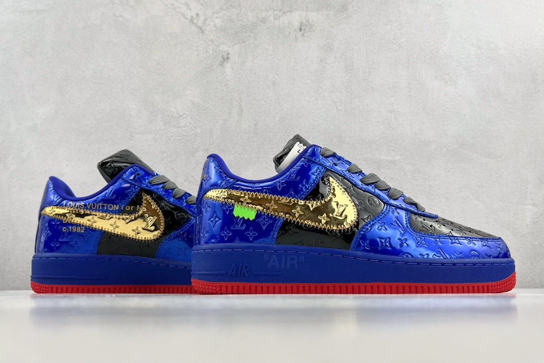 [Limited Edition] Louis Vuitton x Nike Air Force 1 Low Blue LV Joint