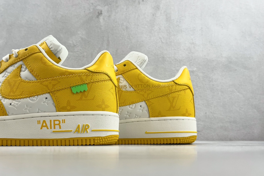 Louis Vuitton x Nike Air Force 1 Low Yellow and White LV Joint