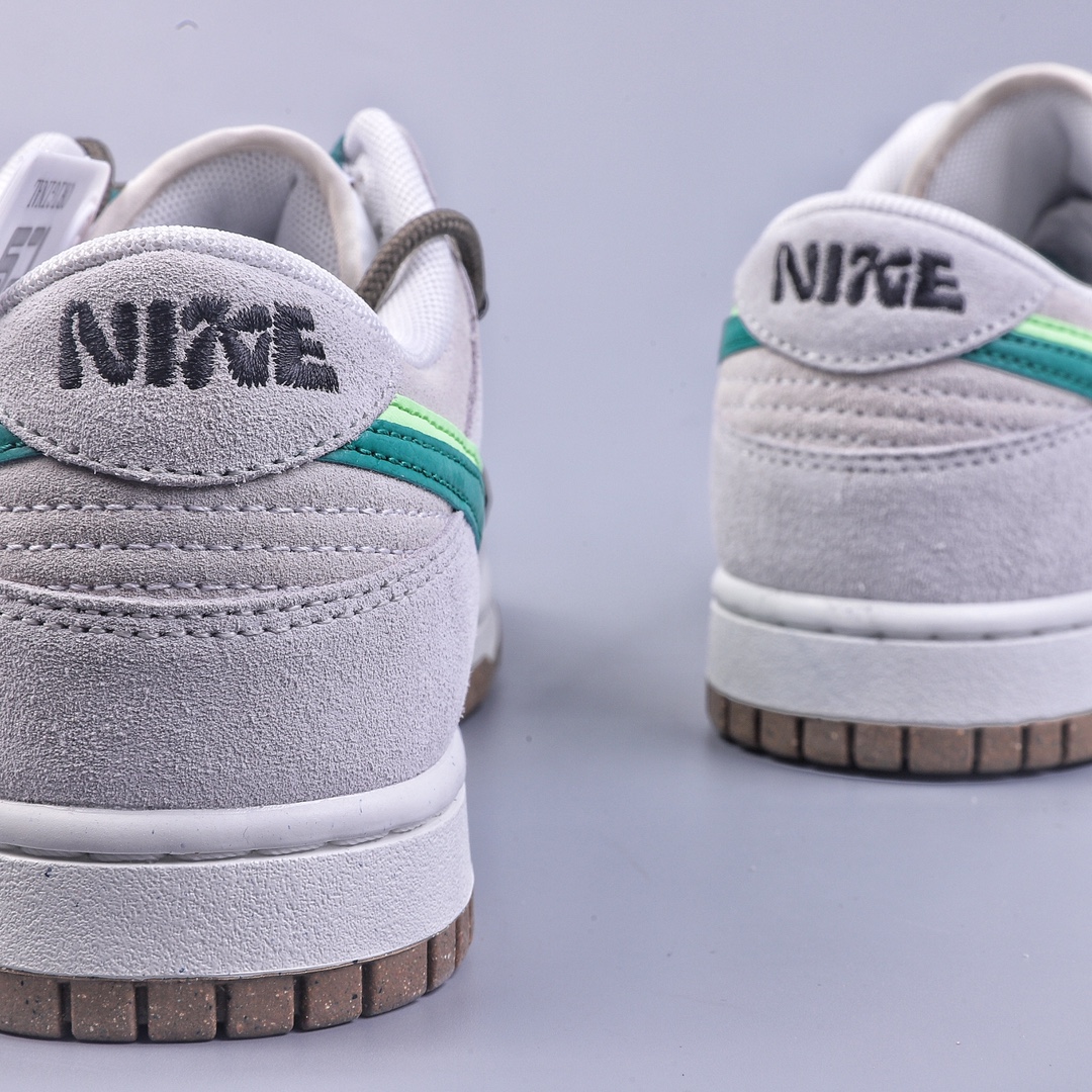 CS Nike SB Dunk Low ”85” White Grass Green Double Hook SB Low Top Sports Casual Shoes DO9457-129