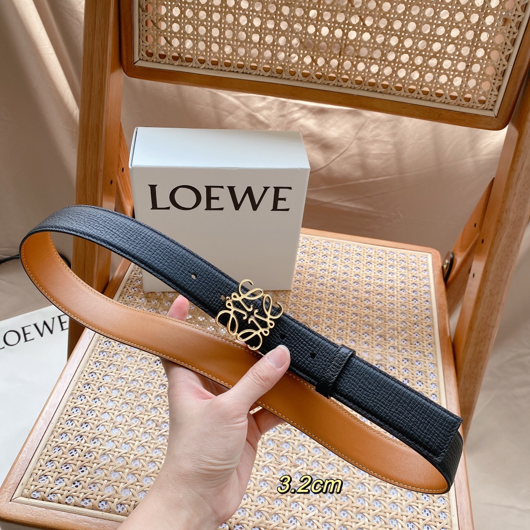 LOEWE3.2cm腰带男女适戴简单