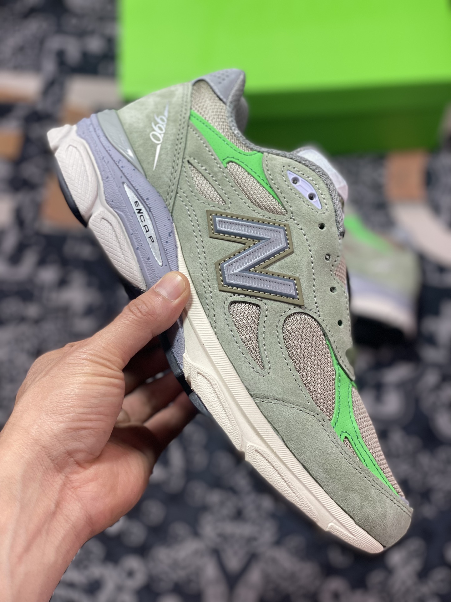 340 纯原Patta x New Balance 新百伦 990系列 M990PP3 联名复古休闲跑步鞋