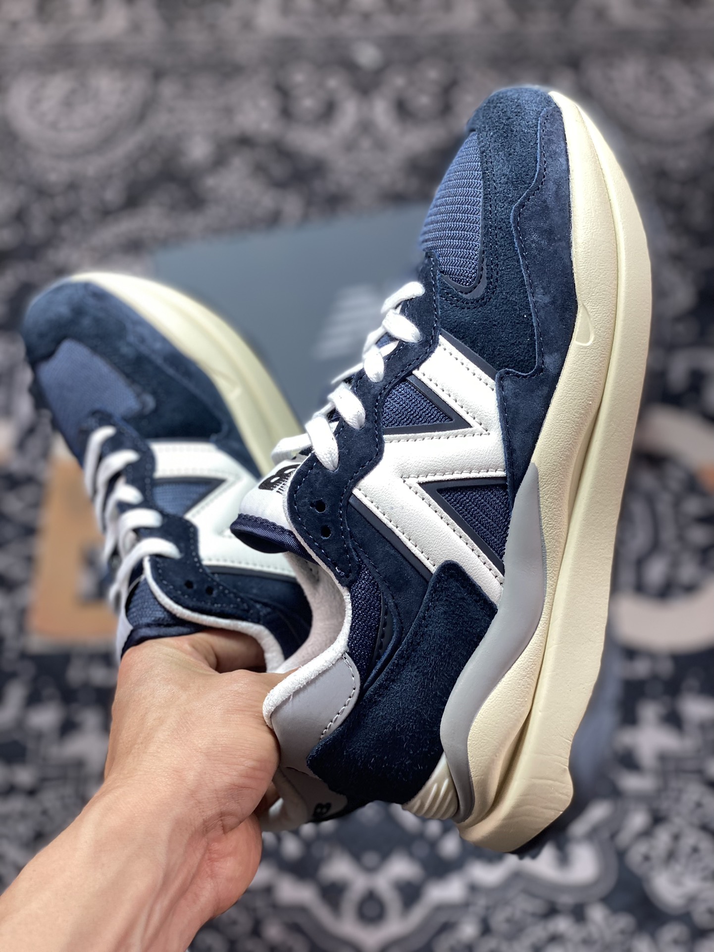 160 New Balance M5740系列复古老爹风休闲运动慢跑鞋“藏青色”M5740VLB