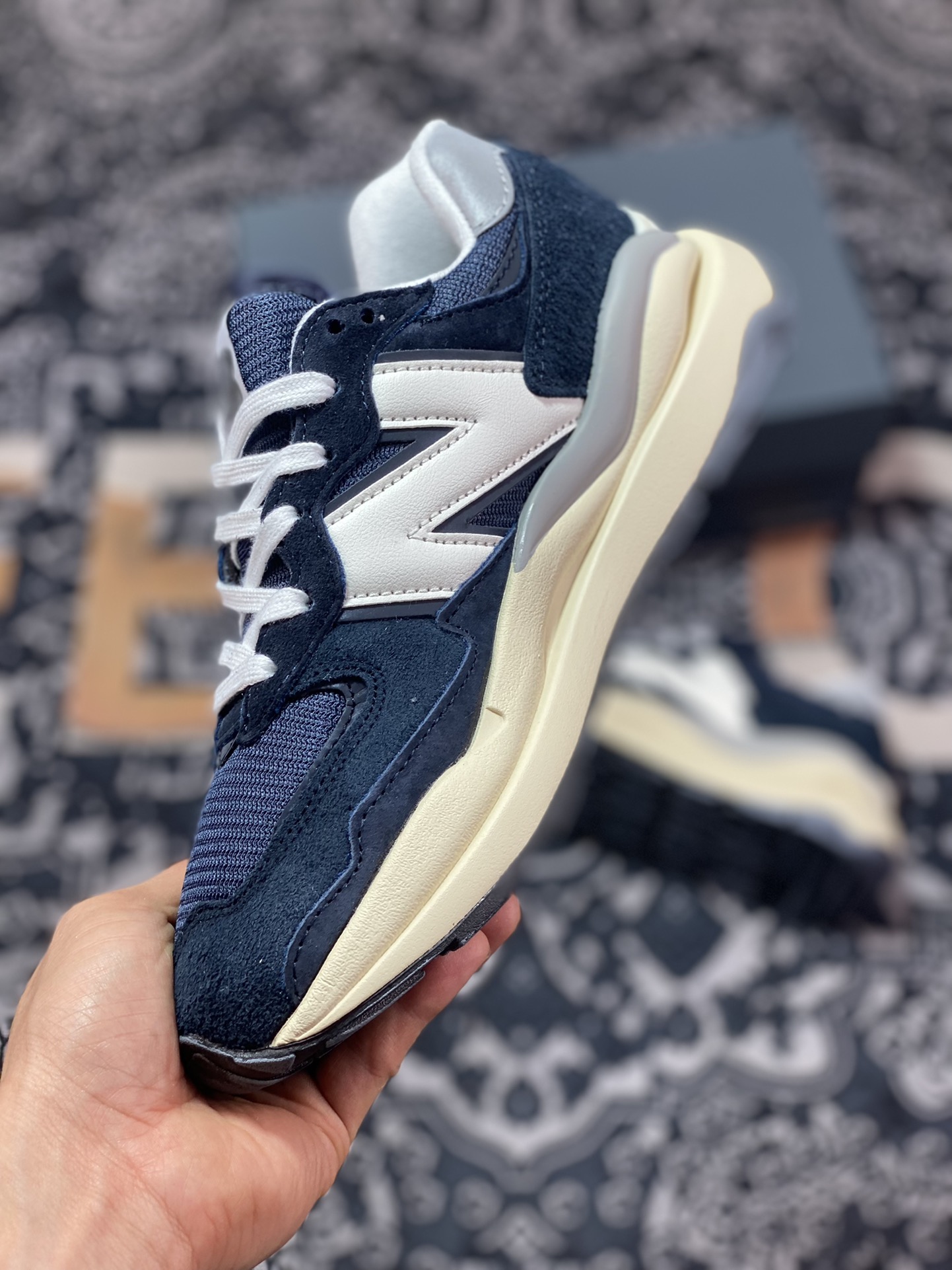 160 New Balance M5740系列复古老爹风休闲运动慢跑鞋“藏青色”M5740VLB