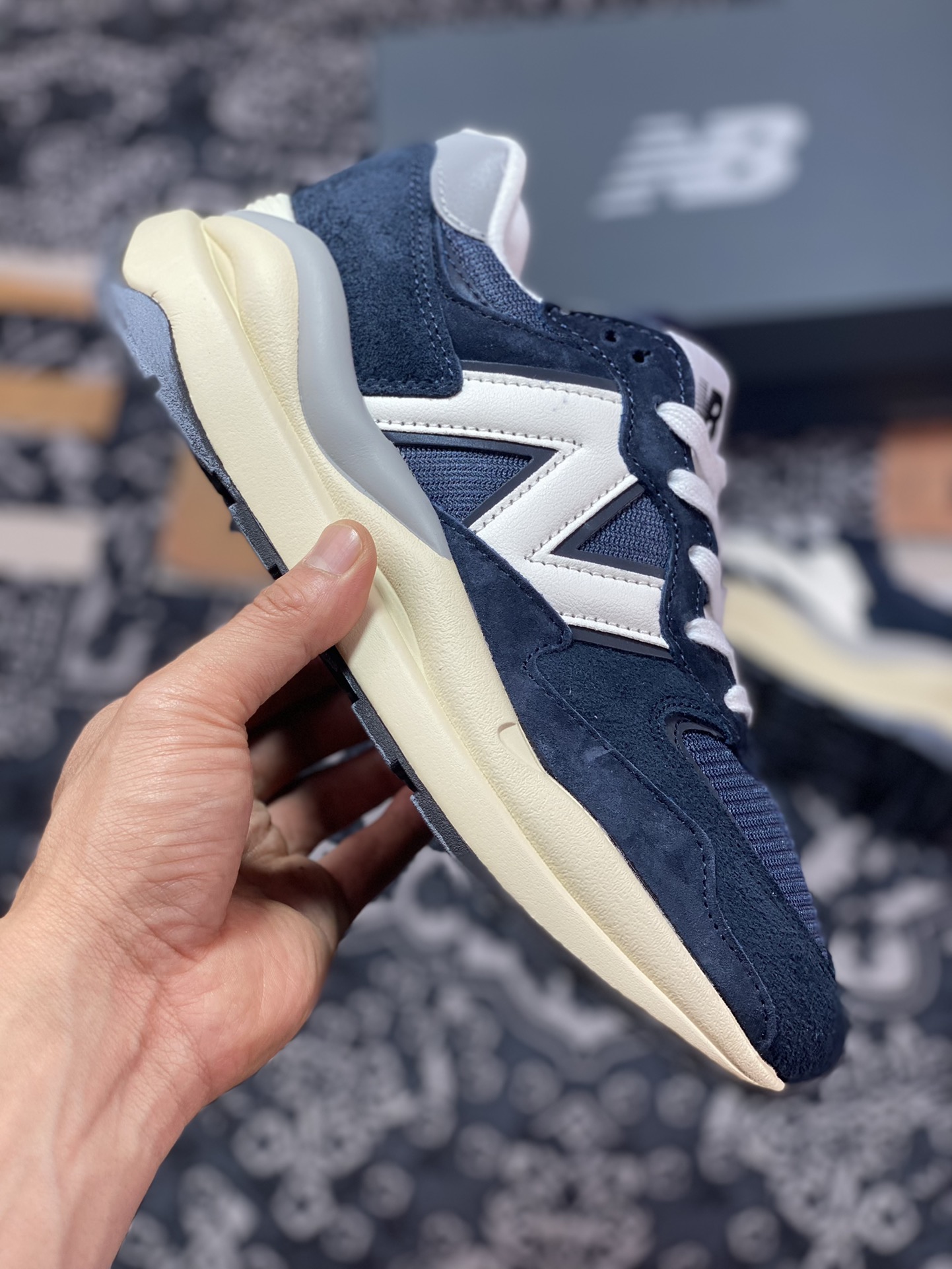 160 New Balance M5740系列复古老爹风休闲运动慢跑鞋“藏青色”M5740VLB