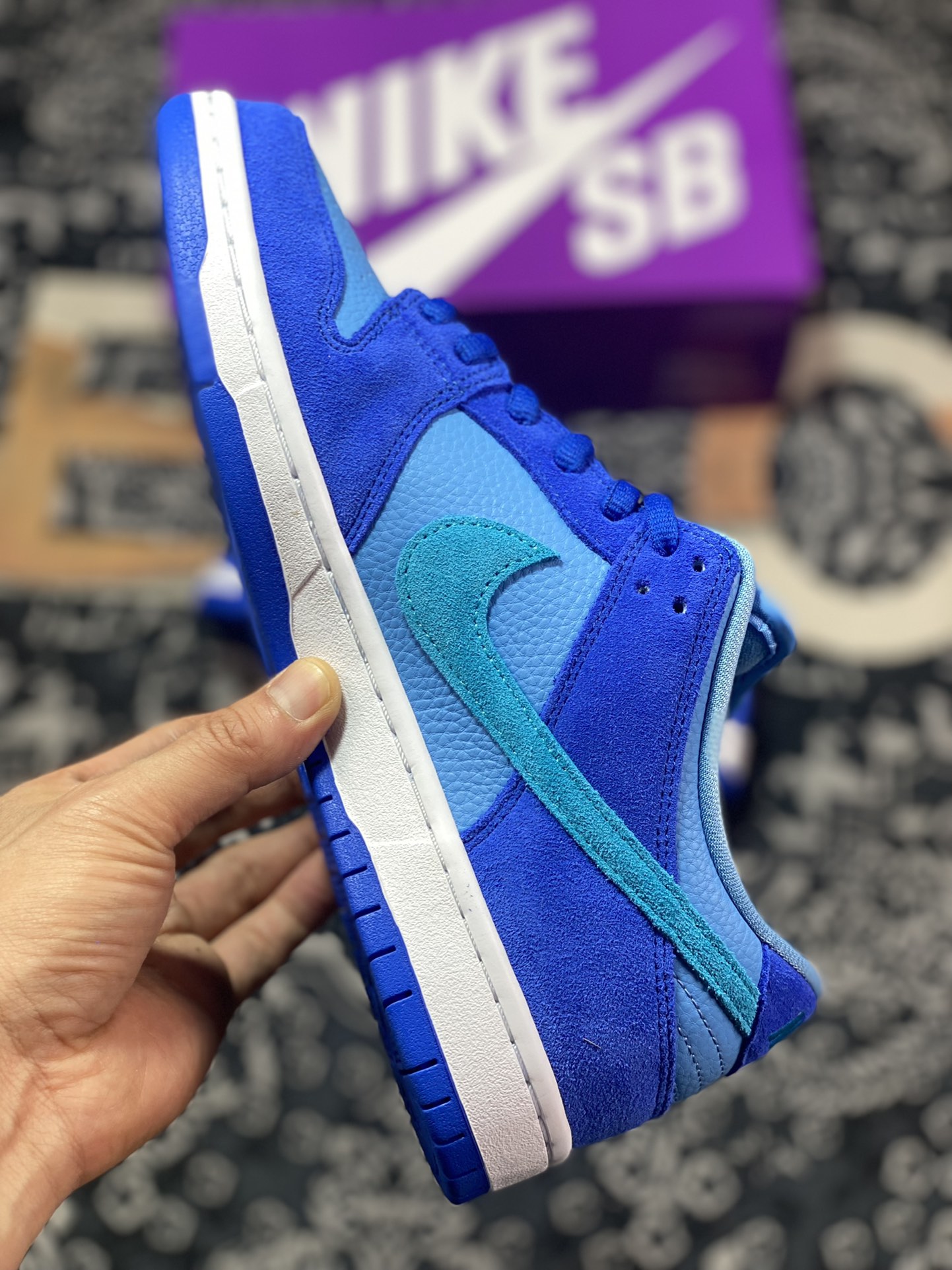 Nike SB Dunk Low ”Blue Raspberry” Dunk Series Low-top Sneakers ”Blue Raspberry” DM0807-400