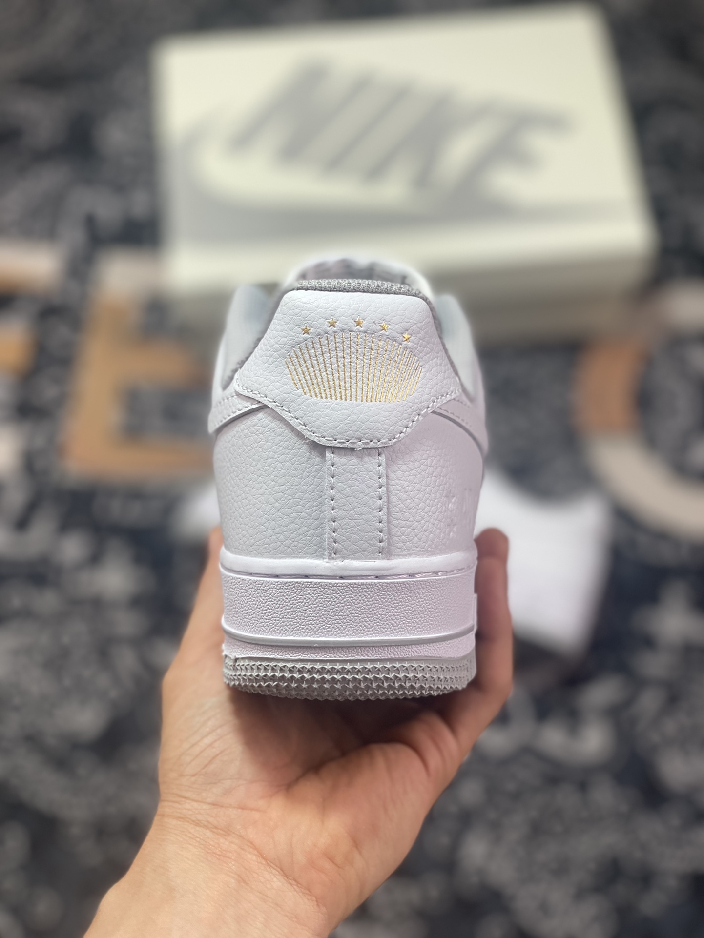 220 Nike Air Force 1'07”40th Anniversary/White/Light Grey”空军一号板鞋“40周年版白浅灰金小钩”DD1225-002