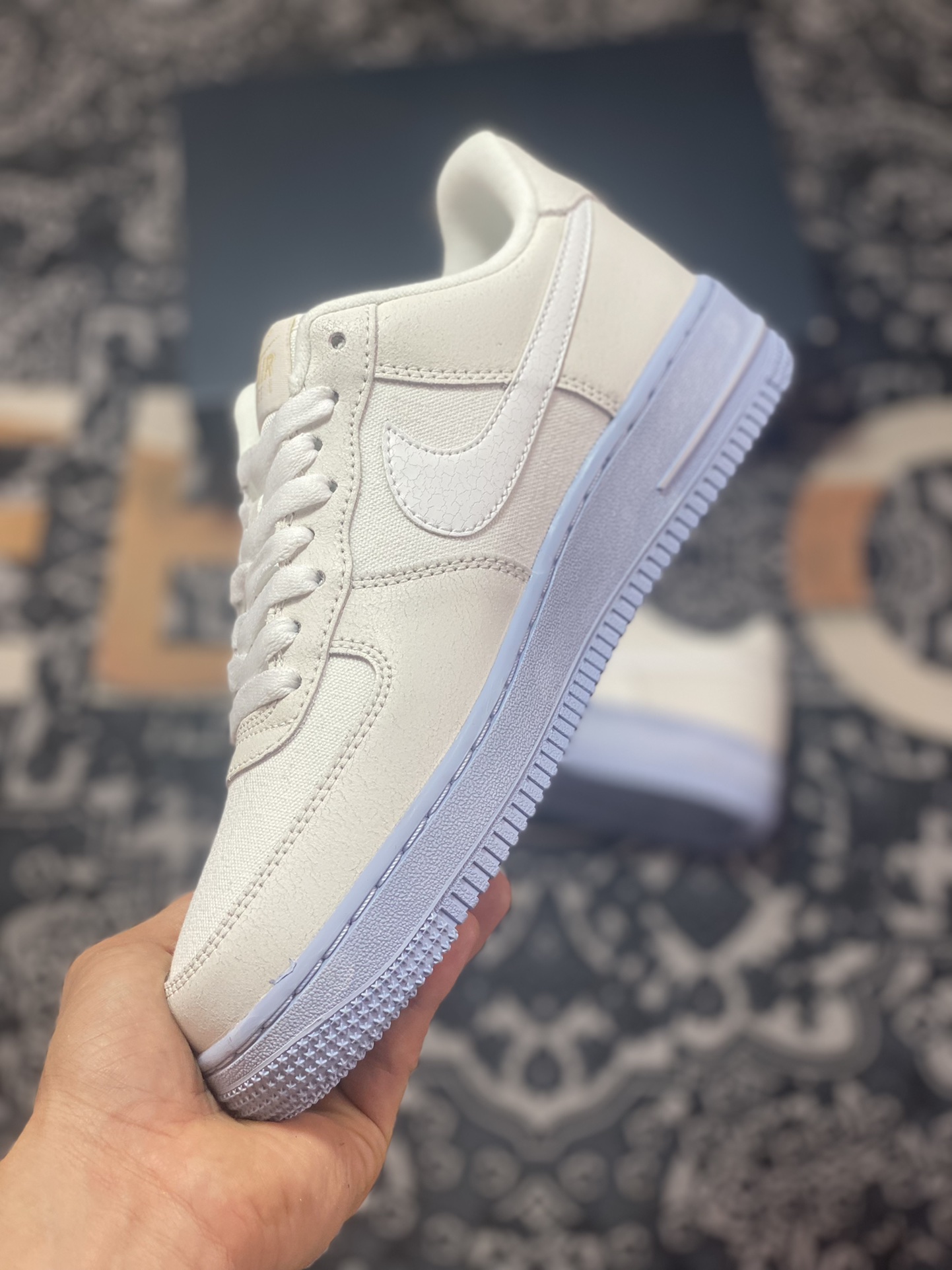 200 Nike Air Force 1 Low EMB”Salt Lake”空军一号经典低帮百搭休闲运动板鞋“帆白盐湖城”DV0787-100