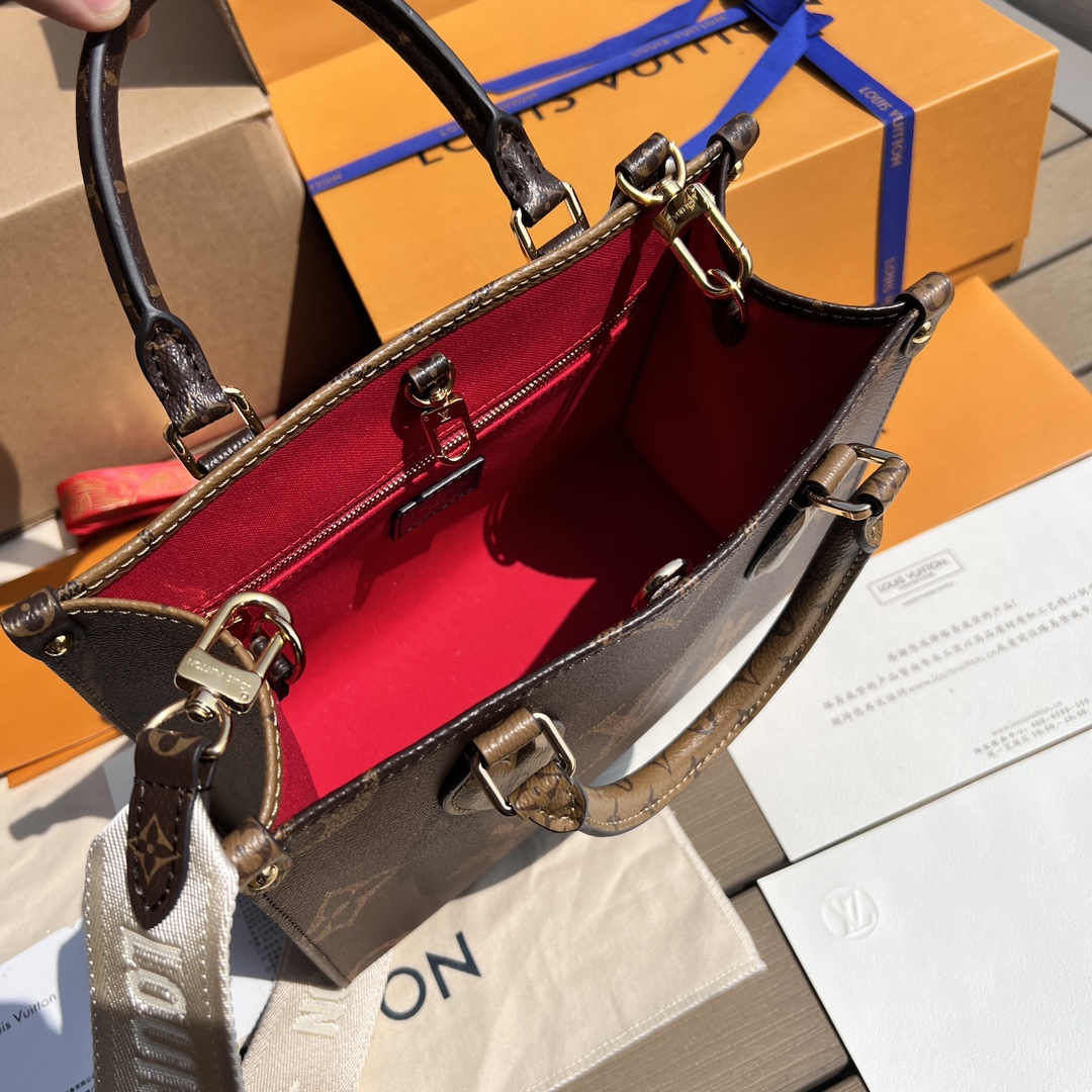 非市场普通货 进口皮料半钢五金 m46373尺寸:25×19×11.5cmLV海外渠道资源特供小号托特包