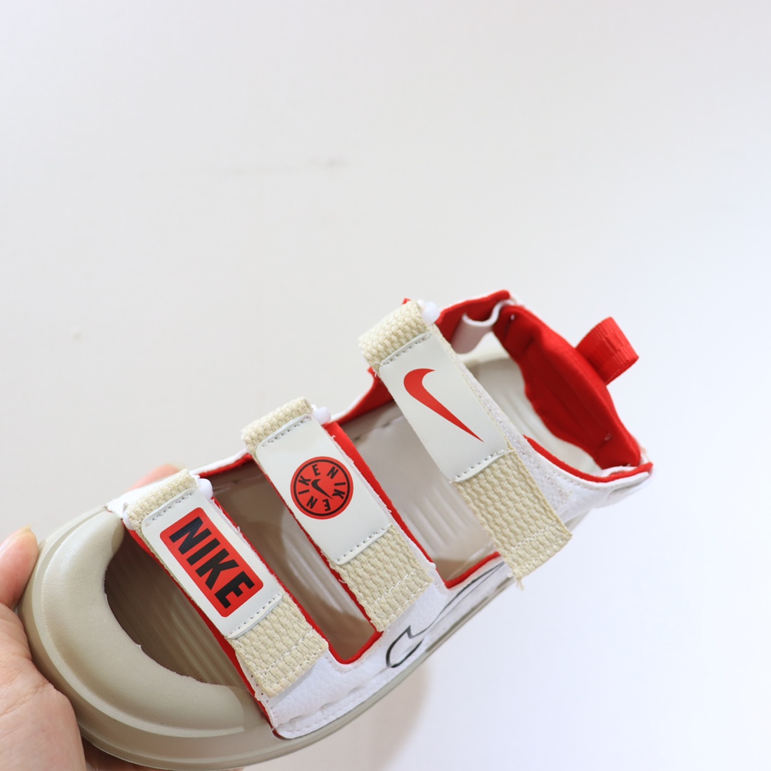 图片[5]-💘2023耐克包头魔术贴童鞋男女童官网夏款最新上市💝💲 🛵Nike 包头双车线车边三带休闲户外沙滩鞋凉鞋🚘 💖夏季韩版防滑防踢软底透气新概念户外潮鞋凉鞋🎈 🍒颜色：蓝色，绿色，红色 号码：26-35码-选品中心