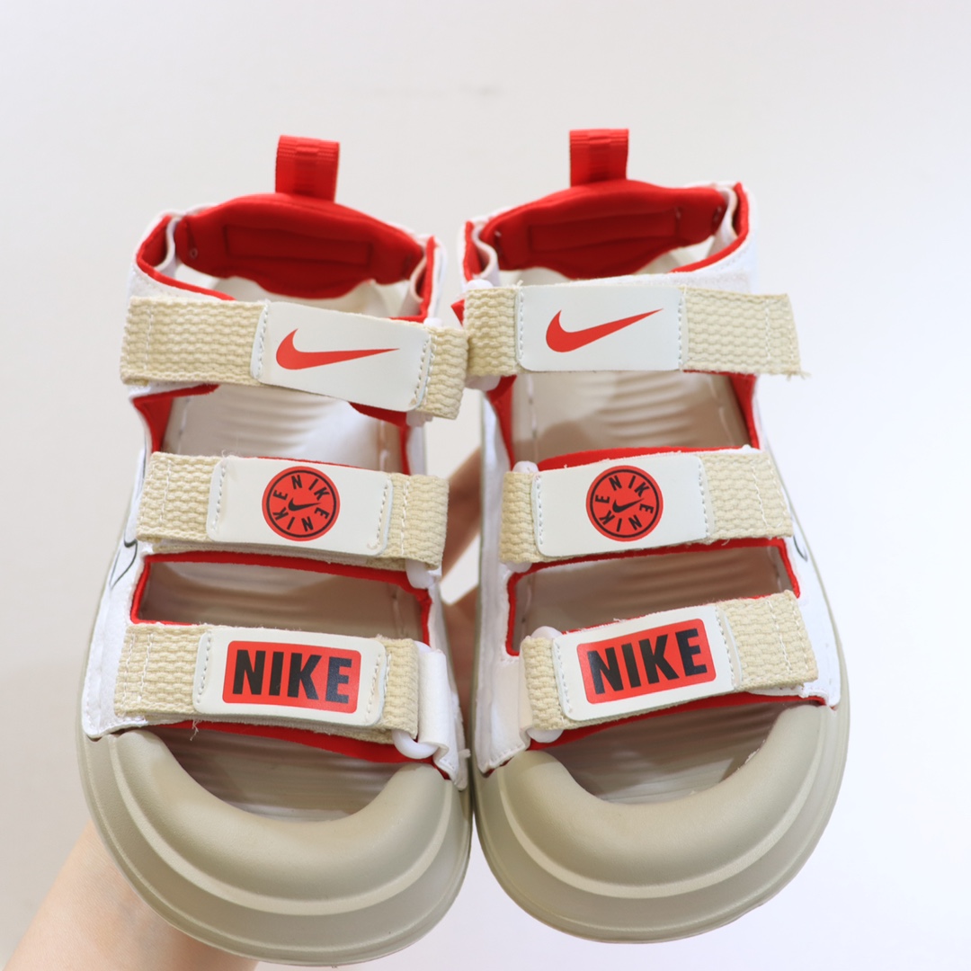 图片[2]-💘2023耐克包头魔术贴童鞋男女童官网夏款最新上市💝💲 🛵Nike 包头双车线车边三带休闲户外沙滩鞋凉鞋🚘 💖夏季韩版防滑防踢软底透气新概念户外潮鞋凉鞋🎈 🍒颜色：蓝色，绿色，红色 号码：26-35码-选品中心