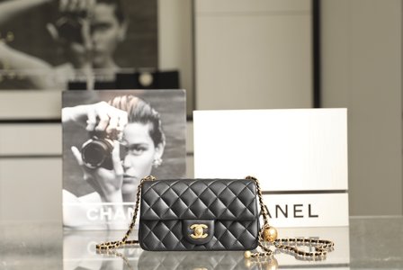 mirror copy luxury Chanel Classic Flap Bag Crossbody & Shoulder Bags Black Gold All Copper Lambskin Sheepskin Vintage Chains