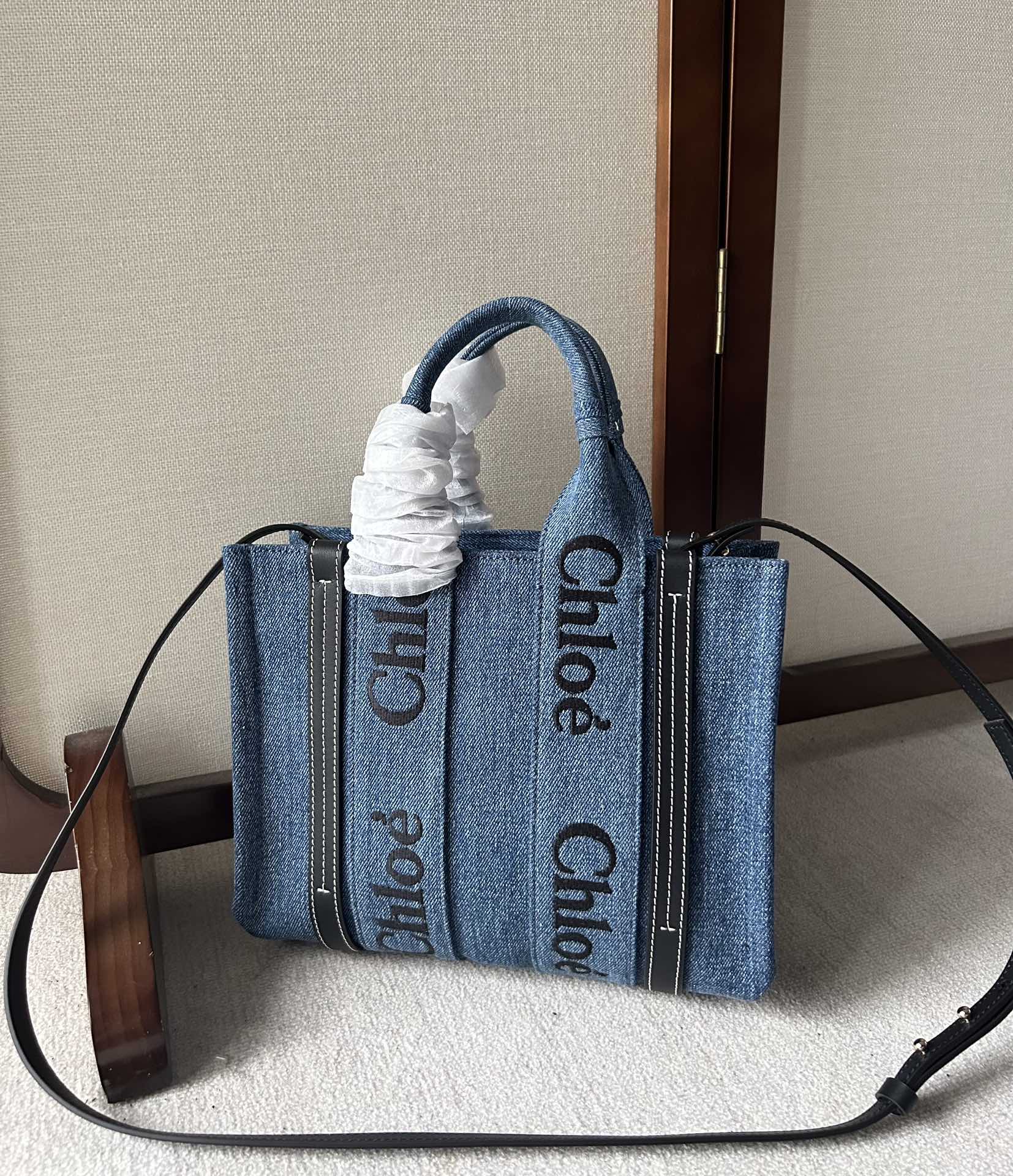 Chloe Tote Bags Top Sale
 Denim Woody