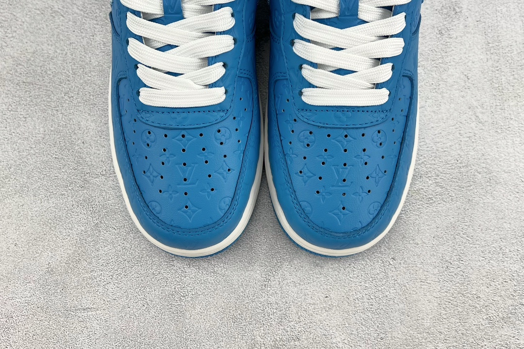 Louis Vuitton x Nike Air Force 1 Low Blue and White LV Joint