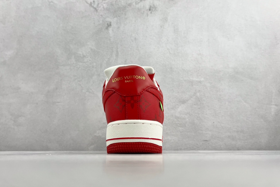 Louis Vuitton x Nike Air Force 1 Low Red LV Joint 1A9VA7