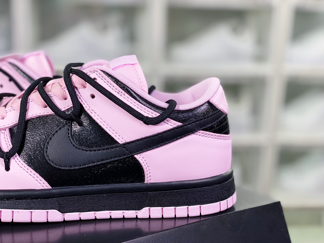 SB Dunk Low ”Purple/White” dunk series low-top casual sports skateboard shoes ”leather dark purple black rope” 921803-601