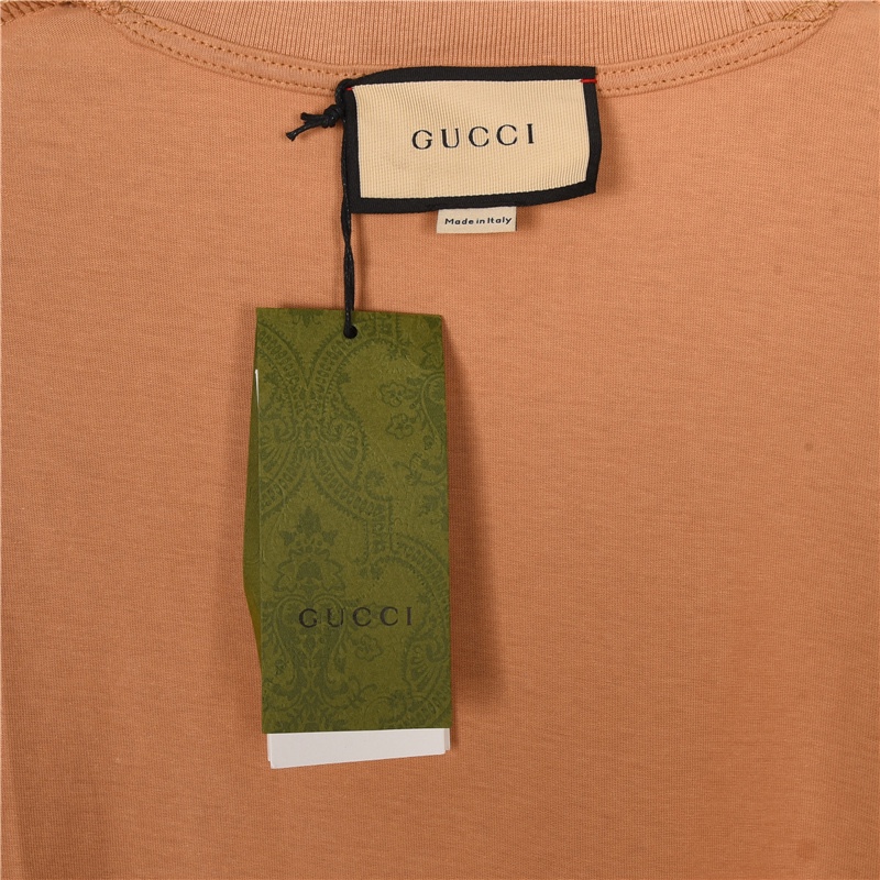 Gucci/古驰 23ss 腊肠狗logo印花短袖T恤