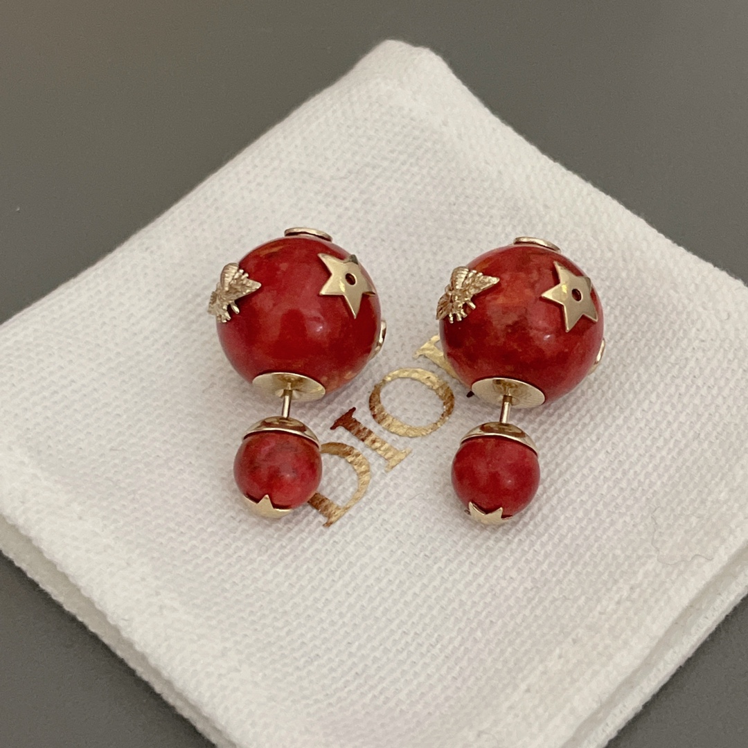 【【D多配件天然石耳钉】Z 7200！🤩一眼心动的款式，，一对耳环多种佩戴效果，真心太赞啦这个设计👍🏻👍