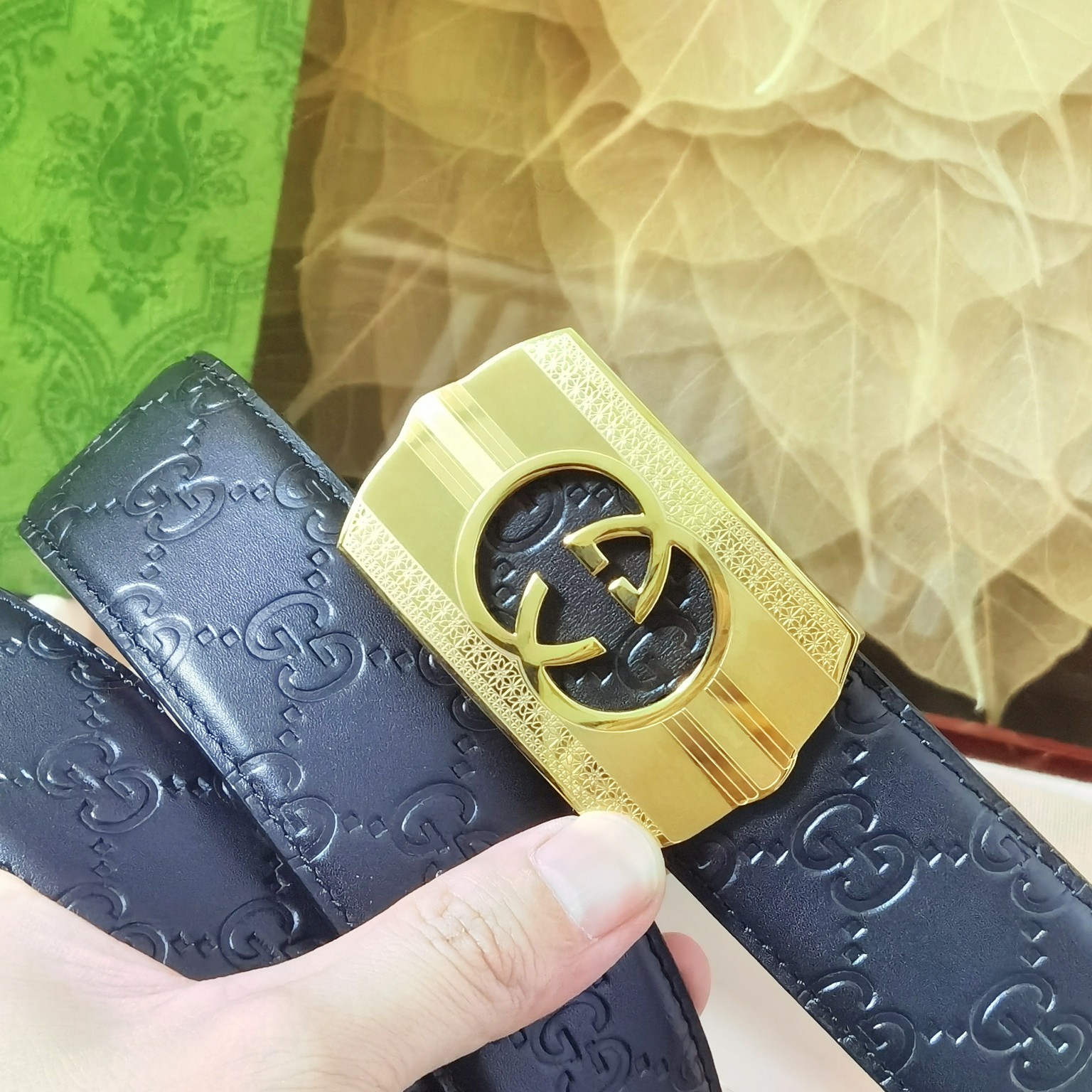 Gucci经典原单品质经典压花配树膏