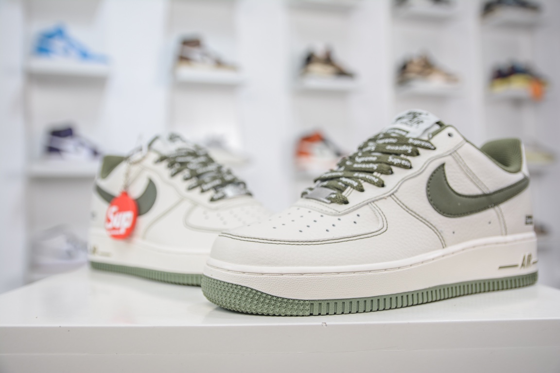 SUP x Air Force 1 '07 Low joint beige green SU0220-009