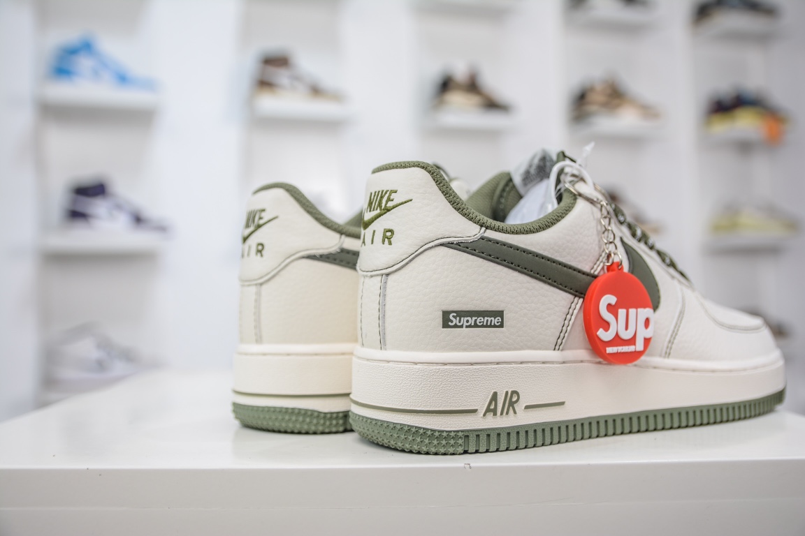 SUP x Air Force 1 '07 Low joint beige green SU0220-009