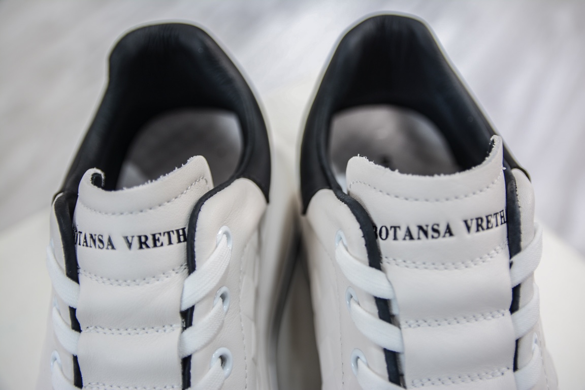 Exclusive for overseas shopping #BV Bottega Veneta 23ss BV Sneaker thick-soled height-enhancing white shoes