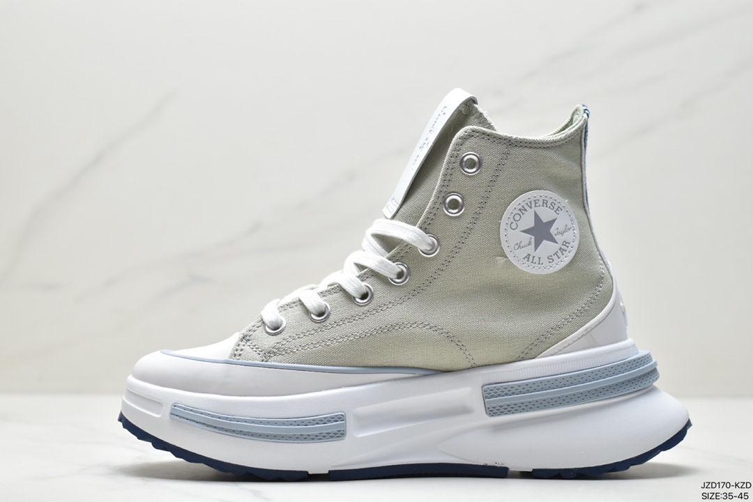 Converse Run Star Legacy 1970 Cx High ”Light Green/Blue/White” Heritage Canvas Shoes