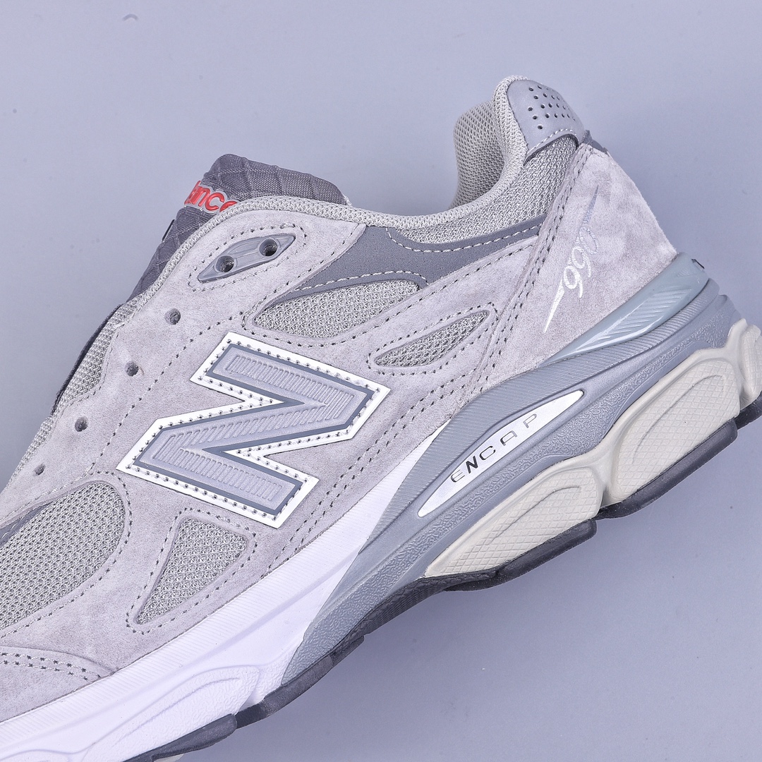 President New Balance 990 V3 White Gray American-made official retro casual sports jogging shoes M990GY3