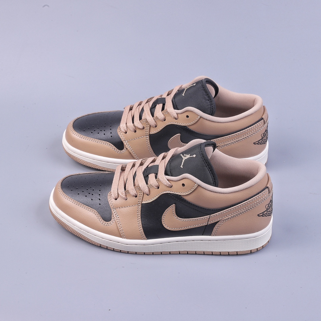 DT Air Jordan 1 Low Brown and Black AJ1 Joe 1 Low Top Casual Shoes DC0774-201