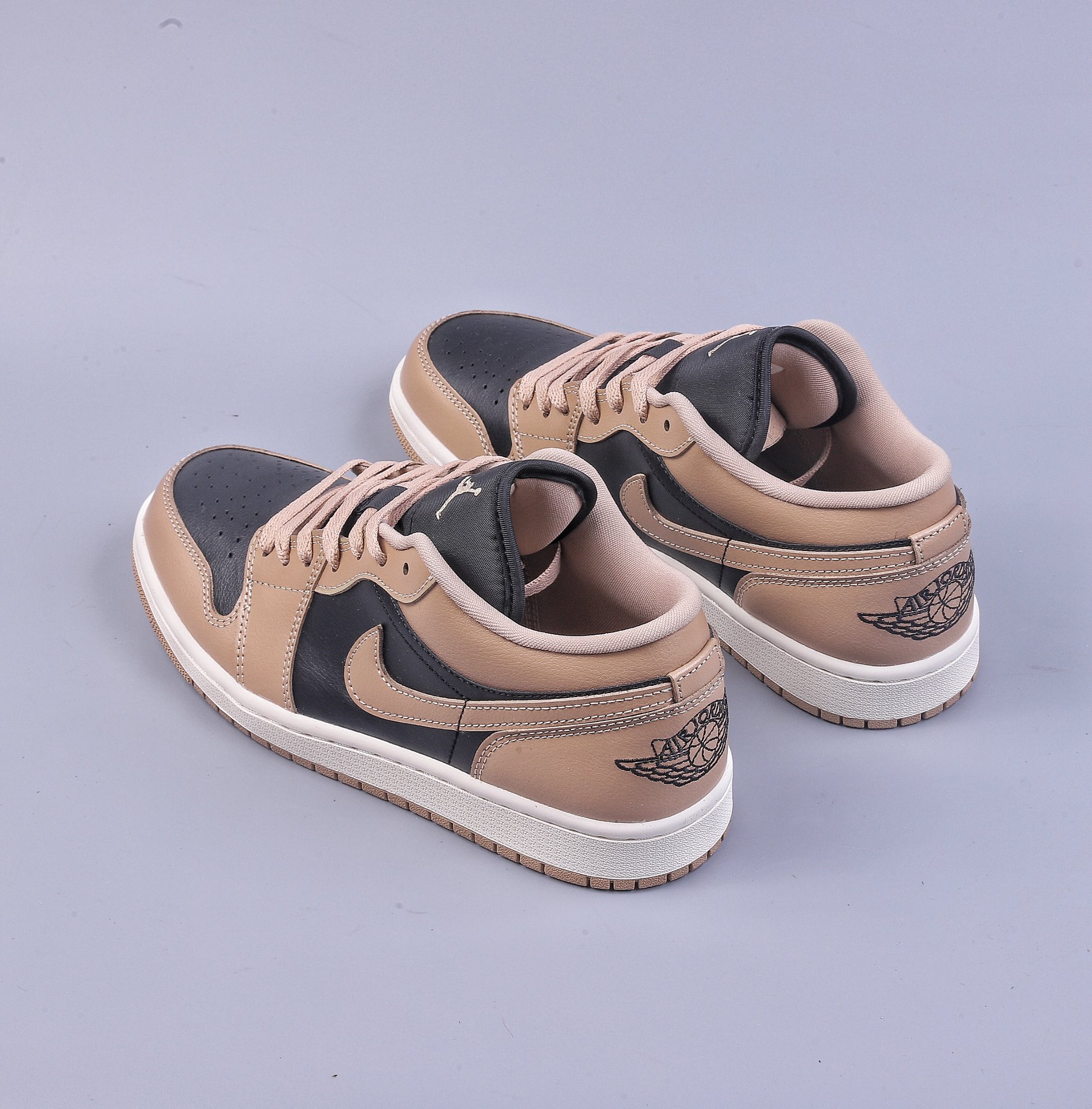 DT Air Jordan 1 Low Brown and Black AJ1 Joe 1 Low Top Casual Shoes DC0774-201