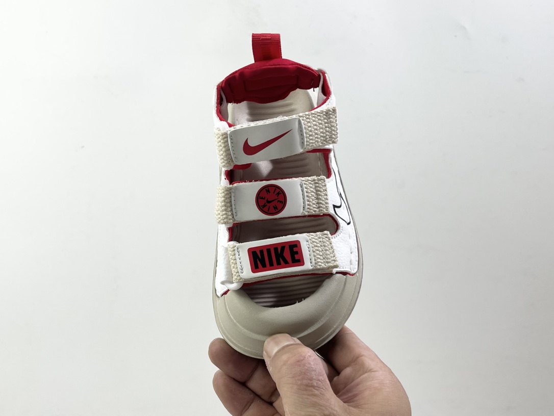 图片[6]-NK 包头三魔术贴儿童凉鞋 尺码：26-35码 露趾透气凉鞋，包头护趾设计，超级贴心💓 三魔术贴设计，方便调节松紧✔️ 简约大气LOGO，百搭时尚🆒 耐磨防滑EVA大底，超舒适☁️-选品中心