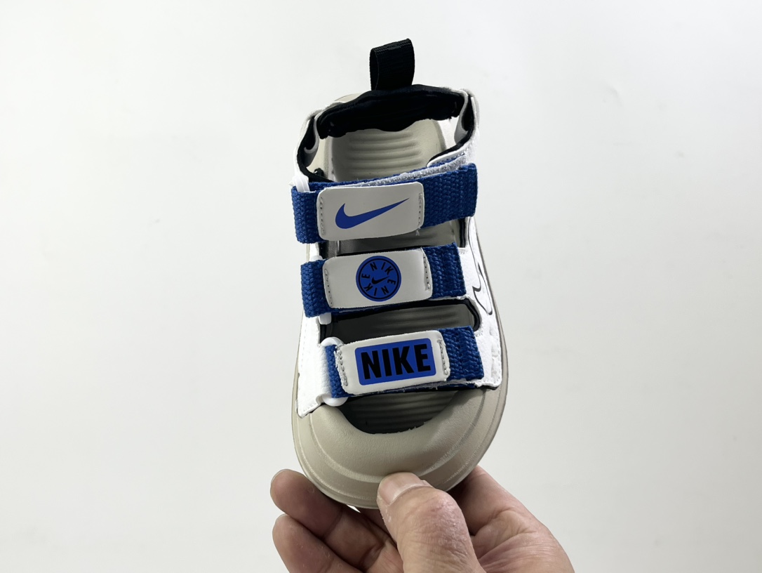 图片[6]-NK 包头三魔术贴儿童凉鞋 尺码：26-35码 露趾透气凉鞋，包头护趾设计，超级贴心💓 三魔术贴设计，方便调节松紧✔️ 简约大气LOGO，百搭时尚🆒 耐磨防滑EVA大底，超舒适☁️-选品中心