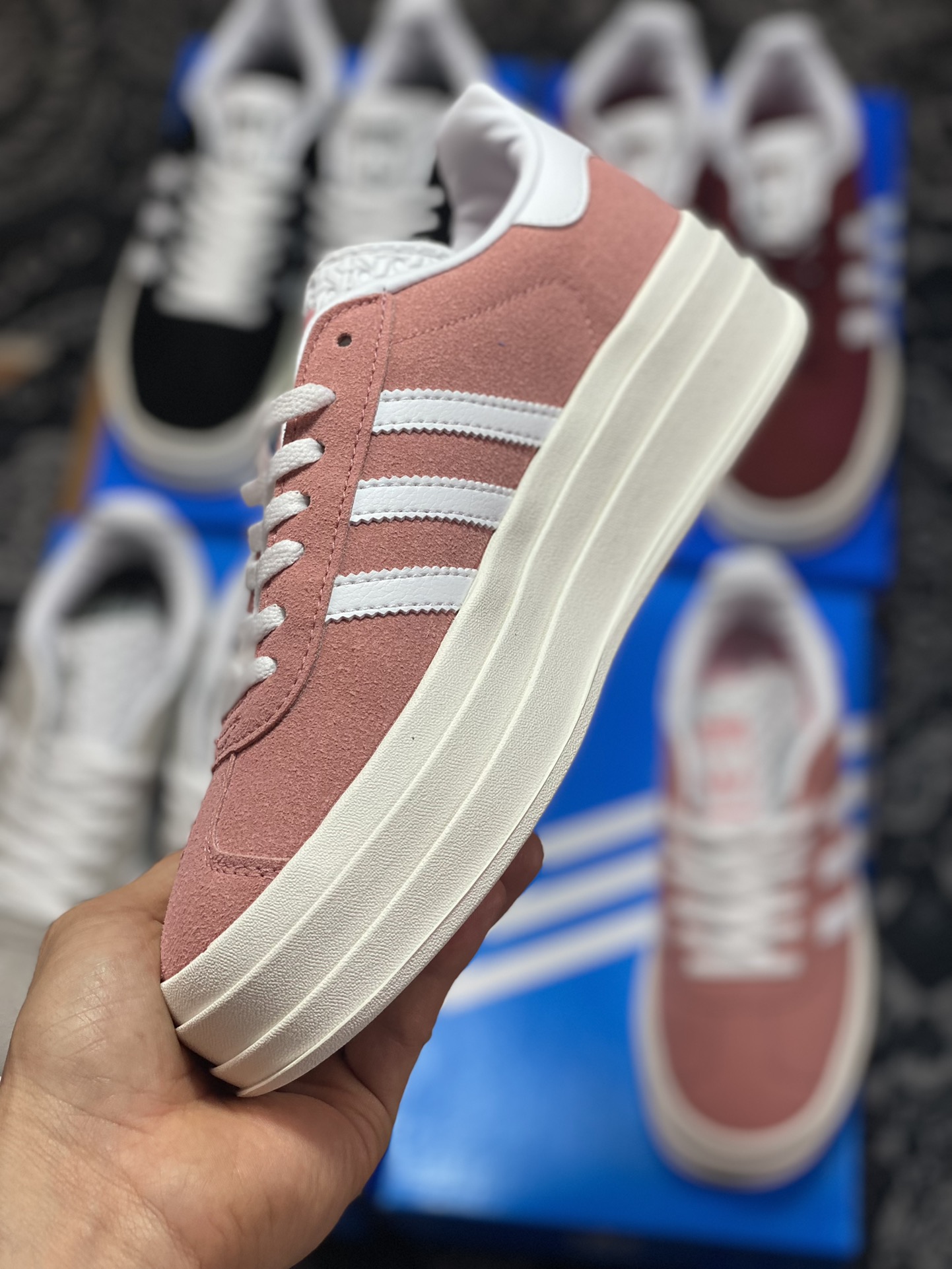 Adidas Originals Gazelle Bold W Antelope Platform Series Retro Sneakers 