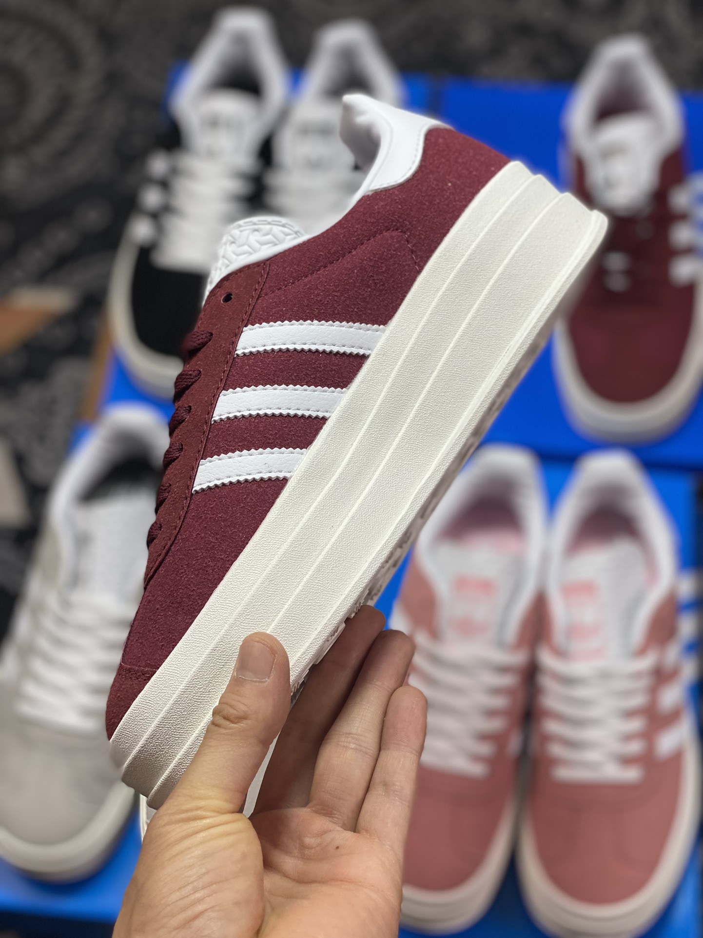 Adidas Originals Gazelle Bold W Antelope Platform Series Retro Sneakers 