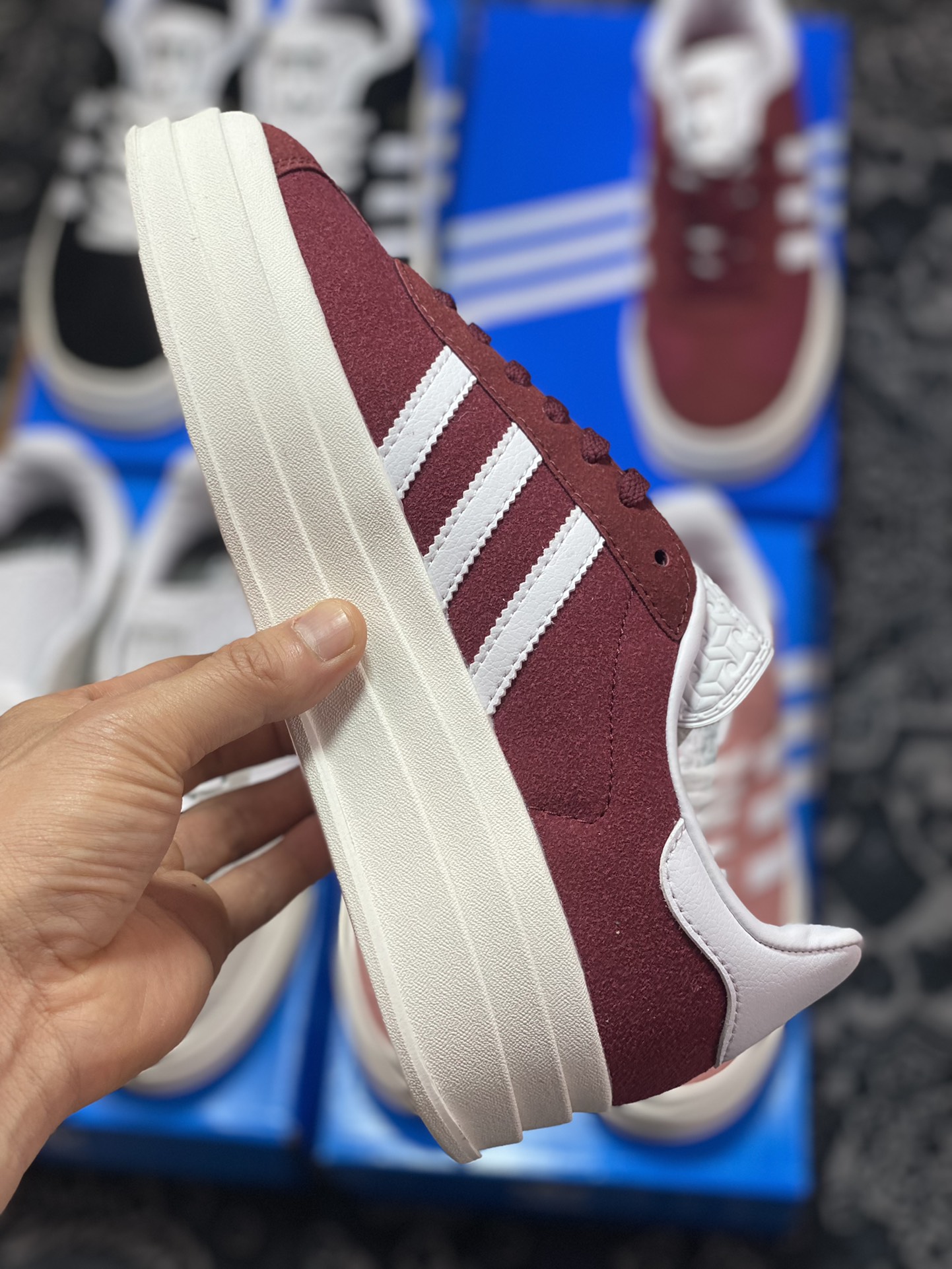 Adidas Originals Gazelle Bold W Antelope Platform Series Retro Sneakers 